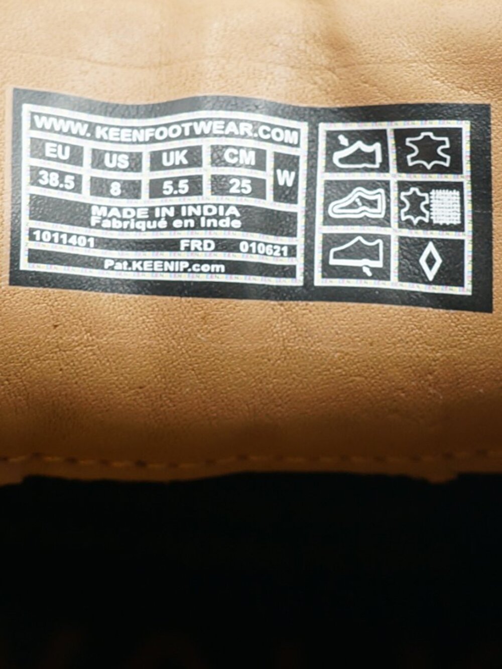 KEEN Presidio Women's Size 8 Brown Leather Lace Up Oxford Walking Shoes - Picture 10 of 10